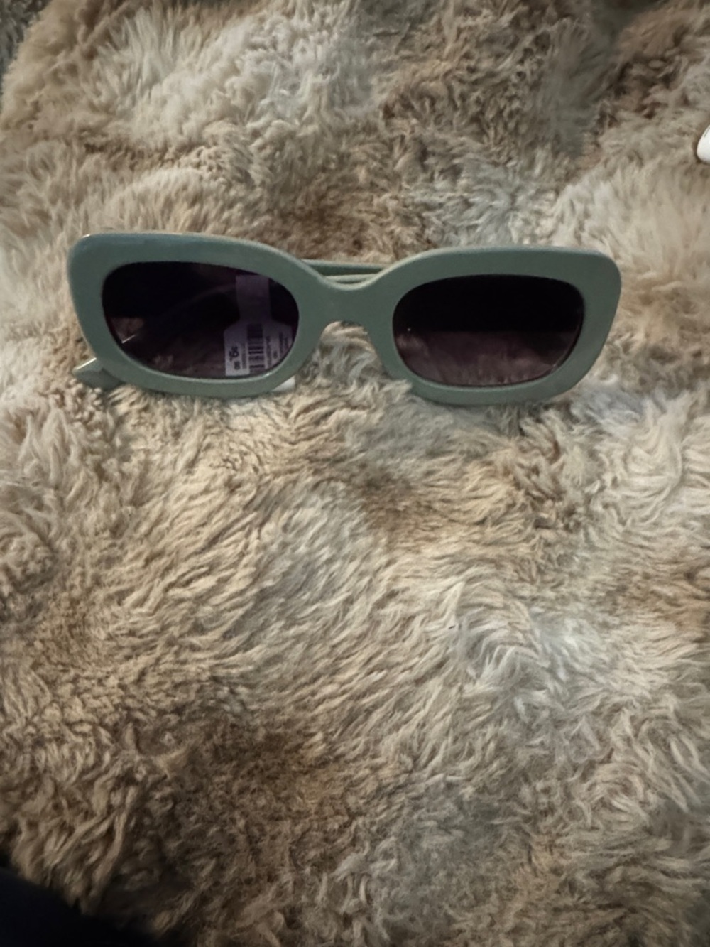 Ardene Mint Green Rectangular Sunglasses